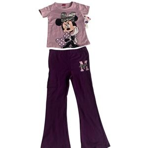 Disney Minnie Mouse 2-Piece Outfit NEW w tags SIZE: 6x Girls  pants+t-shirt
